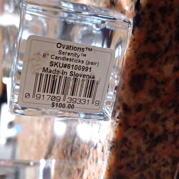 Lenox crystal candlesticks - Picture 6 of 9